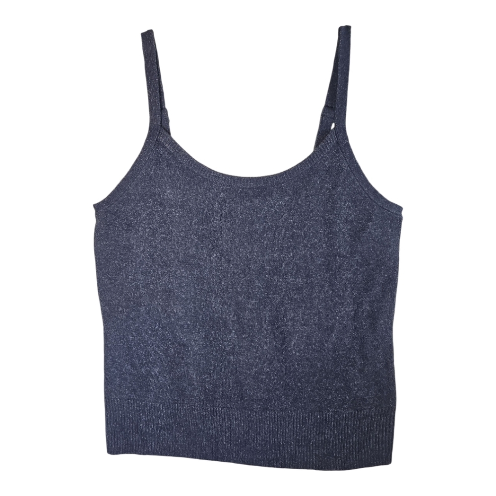 Torrid Size 1X Vegan Cashmere Blue Cami Sweater Top - Picture 2 of 6